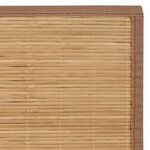 vidaXL Tapis en bambou 160x230 cm Marron