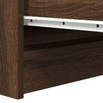 vidaXL Buffet chêne marron 37 5x35x76 cm bois d'ingénierie