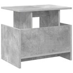 vidaXL Meuble TV Gris béton 50 x 35 x 45 cm Bois d'ingénierie