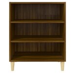vidaXL Buffet chêne marron 57x35x70 cm bois d'ingénierie