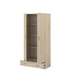 PARISOT Armoire 2 portes décor chene L78 cm - VARIA