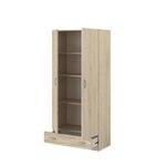 PARISOT Armoire 2 portes décor chene L78 cm - VARIA