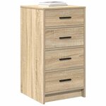 vidaXL Buffet Chêne sonoma 40 x 41 x 75 cm Bois d'ingénierie
