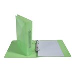 Classeur Polypro 2 anneaux 30mm Dos 40mm 17X22 cm CRYSTAL Couleur aléatoire EXACOMPTA