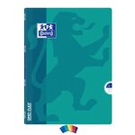 Cahier OPENFLEX piqué 24x32cm 96 pages 90g petits carreaux Coloris aléatoire OXFORD