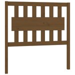 vidaXL Tête de lit Marron miel 95 5x4x100 cm Bois massif de pin