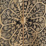 vidaXL Armoire lavabo de salle de bain bois massif de manguier