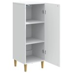 vidaXL Buffet Blanc 33 x 34 5 x 90 cm Bois d'ingénierie