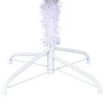 vidaXL Sapin de Noël artificiel L 240 cm Blanc