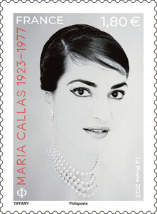 Timbre - Maria Callas (1923-1977) - Lettre internationale