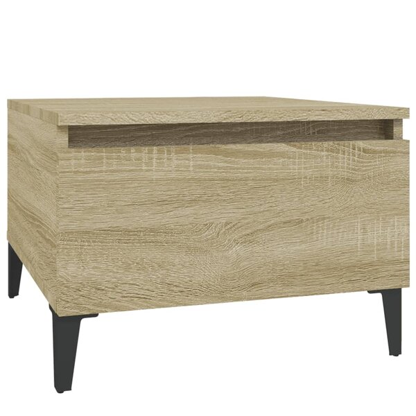 vidaXL Table d'appoint Chêne sonoma 50x46x35 cm Bois d'ingénierie