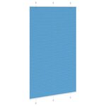 vidaXL Store plissé bleu 115x200 cm largeur du tissu 114 4cm polyester