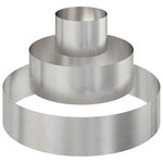 vidaXL Pot en métal Acier inoxydable Grand Résistant Cylindrique