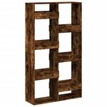 vidaXL Bibliothèque chêne fumé 100x33x175 cm bois d'ingénierie