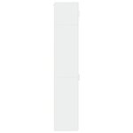 vidaXL Armoire de rangement mince blanc 45x42 5x225 cm