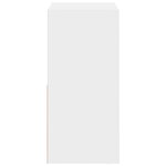 vidaXL Table de chevet Blanc 35 x 32 x 68 5 cm Bois d'ingénierie