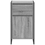 vidaXL Buffet Gris Sonoma 81 x 36 x 150.5 cm Bois d'ingénierie