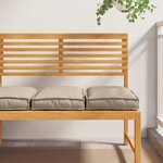 vidaXL Coussin pour assise de palette 2 Pièces Taupe 40 x 40 x 8 cm