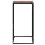 vidaXL Table d'appoint Noir 40x30x59 cm Bois d'ingénierie
