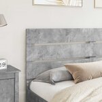 vidaXL Tête de lit Gris béton 160 cm Bois d'ingénierie