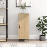 vidaXL Buffet Chêne sonoma 34 5x34x90 cm Bois d'ingénierie