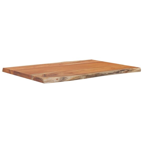 vidaXL Table d'appoint 50x40x2 5cm bois massif acacia bordure assortie