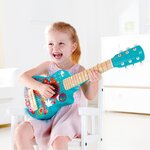 HAPE Jouet instrument de musique en bois - Guitare flower power