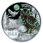 Pièce de monnaie 3 euro Autriche 2018 – Hibou