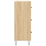vidaXL Buffet chêne sonoma 69 5x34x90 cm bois d'ingénierie