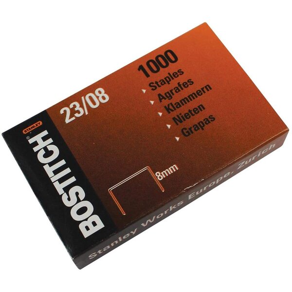 Boite de 1000 agrafes 23/ 8 mm G BOSTITCH