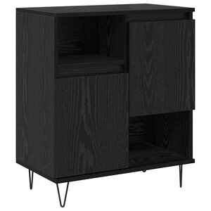 vidaXL Buffet Chêne noir 60 x 35 x 70 cm Bois d'ingénierie