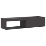 vidaXL Boule de feu Noir 160 x 45 x 35 cm Acier patiné