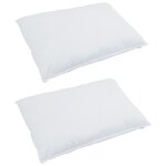 vidaXL Couette Autre avec oreiller 3 Pièces Blanc 260 x 220 cm Bas