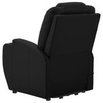 vidaXL Fauteuil Noir Similicuir