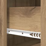 vidaXL Armoire à tiroirs Chêne artisanal 66 x 34 5 x 92 cm