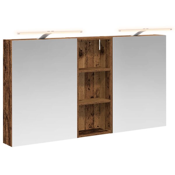 vidaXL Ensemble de Meubles de Salle de Bain 3 Pièces 130 x 14 5 x 70 cm