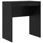 vidaXL Bureau avec tiroir avec étagère avec stockage 2 Pièces Chêne noir