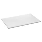Planche à découper blanche - 600 x 400 - bartscher -  - polyéthylène 600x400x20mm