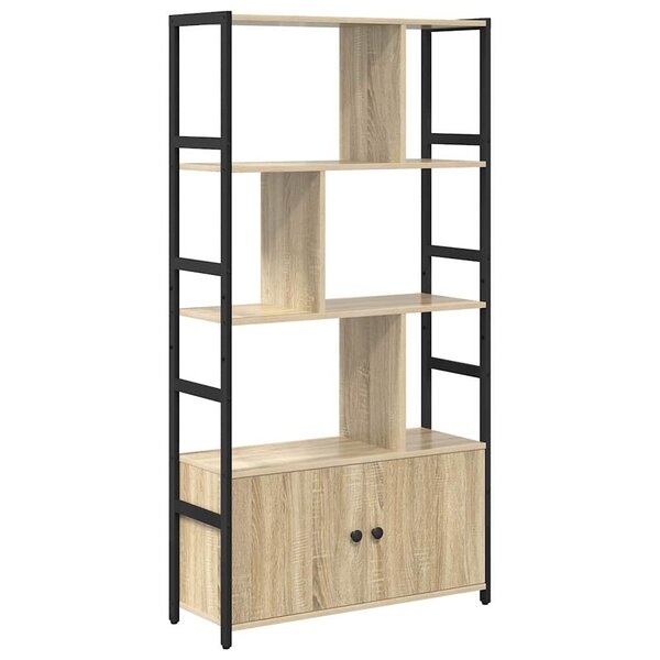 vidaXL Étagère Chêne Sonoma 80 x 30 x 155 5 cm Bois d'ingénierie
