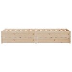 vidaXL Cadre de lit sans matelas 90x190 cm bois de pin massif
