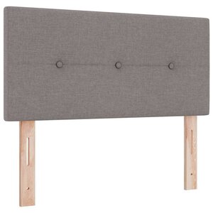 vidaXL Tête de lit avec tête de lit Taupe 100 cm tissu