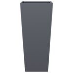 vidaXL Jardinière anthracite 35x35x75 cm acier