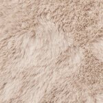 vidaXL Tapis en Fourrure Synthétique de Lapin Olite Taupe 240 x 340 cm