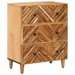 vidaXL Armoires de rangement 2 Pièces Marron 60 x 33 5 x 75 cm