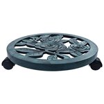 vidaXL Chariots pour plantes 6 Pièces Vert 38 cm Plastique
