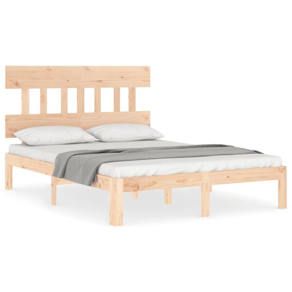 vidaXL Cadre de lit sans matelas 140x200 cm bois massif de pin