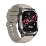 Montre connectée NASA Daytona GPS - AMOLED 2 01"  IP68  40 j de veille - Silicone Gris