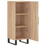 vidaXL Buffet Chêne sonoma 34 5x34x90 cm Bois d'ingénierie