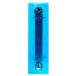 Classeur Pour Fiches Bristol 100x150 2 Anneaux 25mm Polypropylène Crystal Colours - Couleurs Assorties - X 10 - Exacompta