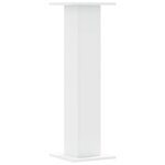 vidaXL Supports pour plantes 2 Pièces blanc 30x30x95 cm bois d'ingénierie